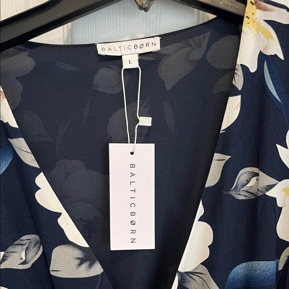 Baltic Born Navy and White Floral Maxi Dress - Picture 7 of 10